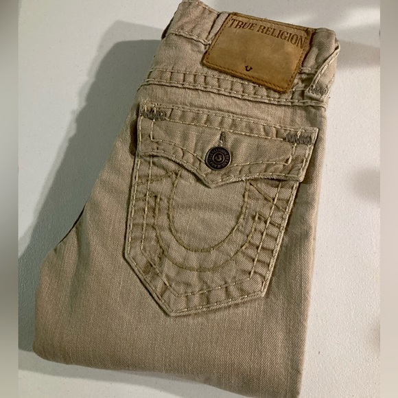 SOLD! Rare! 🇺🇸 Ricky Straight Khaki Colored SuperT in “BMA KHK CLDO TRL” 29x33 - Picture 1 of 11